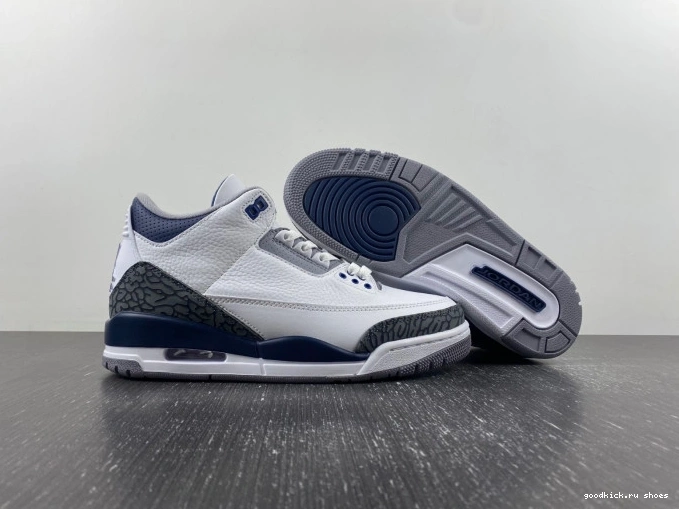Jordan 3 CT8532-140 Air Navy Midnight 0816
